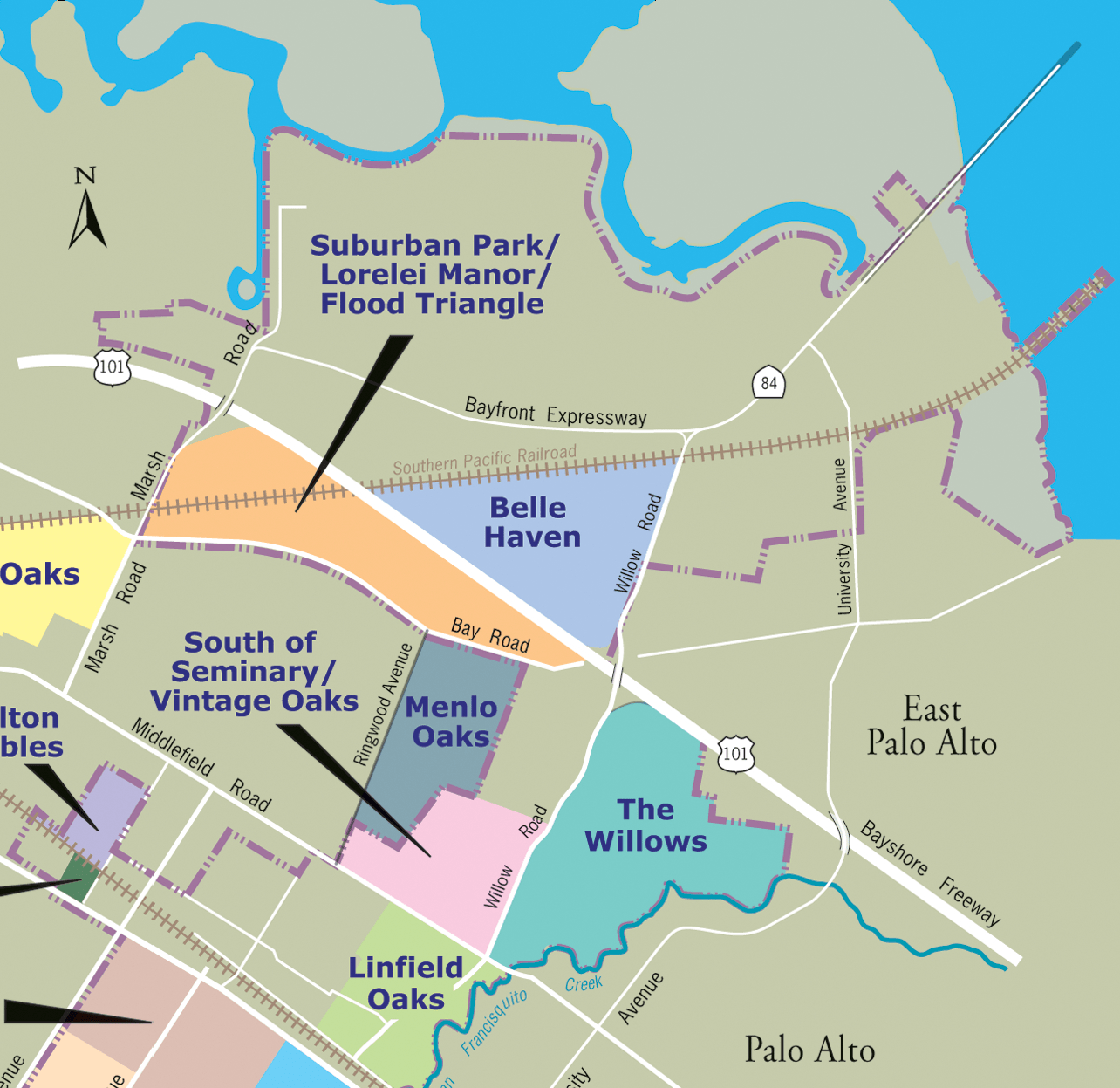 Menlo Park, CA Map & Directions MapQuest